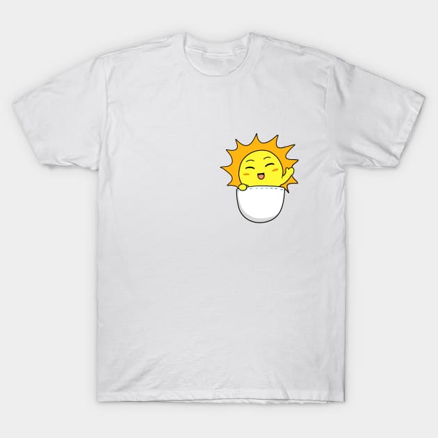 Sunshine Pocket T-Shirt by WildSloths